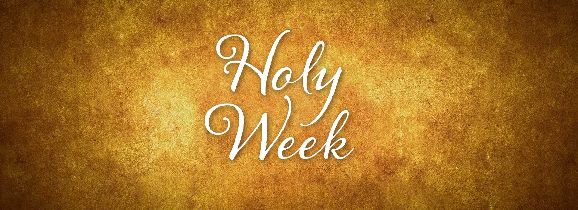Banner Image 1 For Holy Week