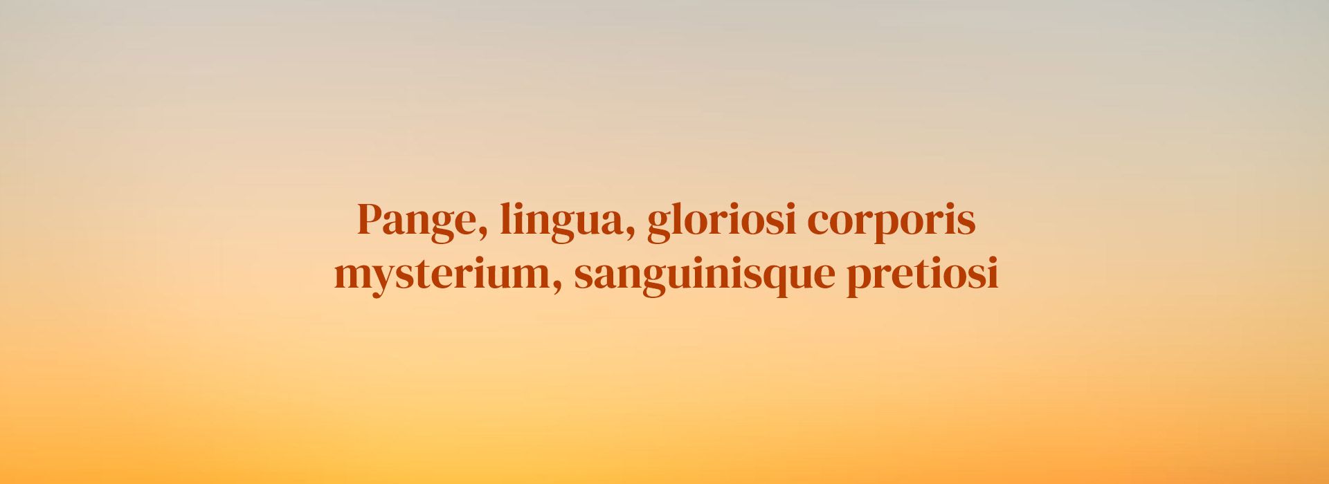 Banner Image 5 For Holy Thursday